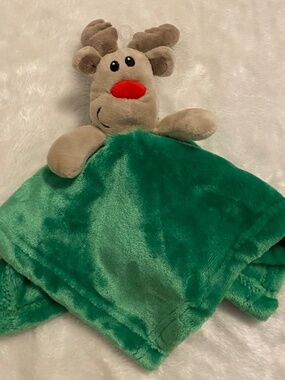 Baby's First by Nemcor Reindeer Plush Baby Security Blanket Lovey (2015)